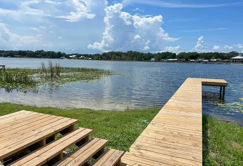 Private Dock + Grill: Sunny Lake Weir Retreat!