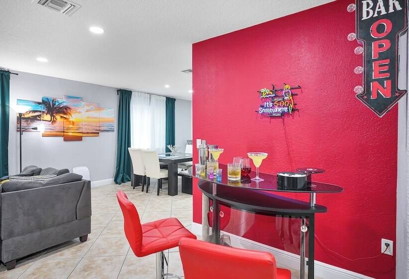 إقامة Unique Escape Gameroom! Bar, Bbq, Spacious, And Near Beach