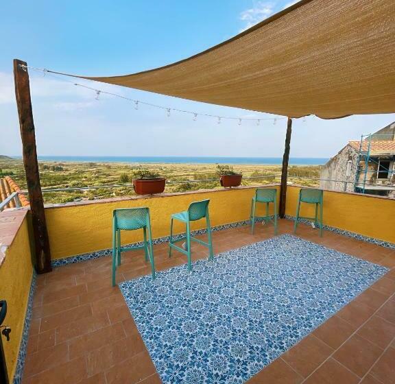 پانسیون Loft Con Uso Cucina E Terrazzo Panoramico Fora E Muros Ii Ammentos Posada