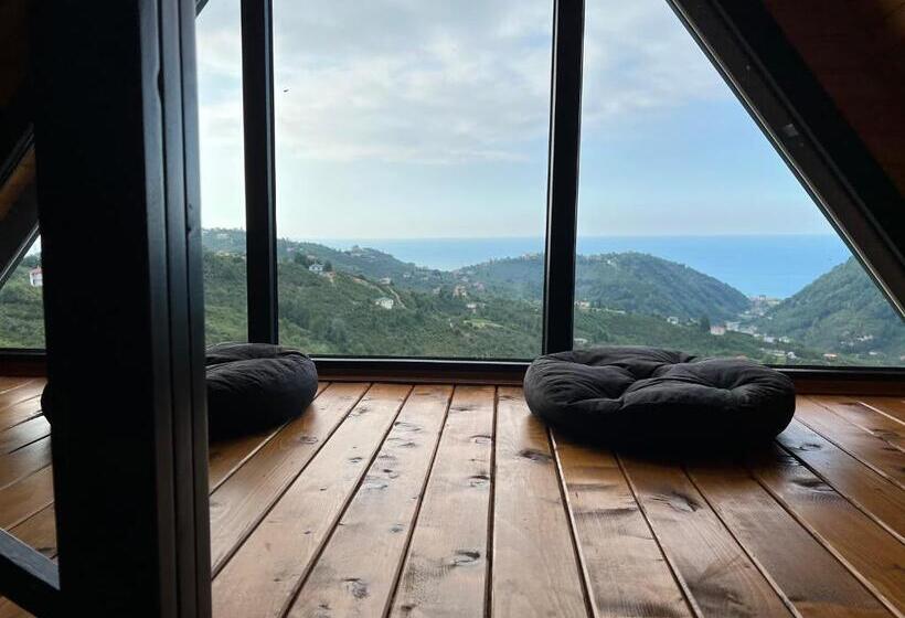 مبيت وإفطار Defne Bungalow Yomra