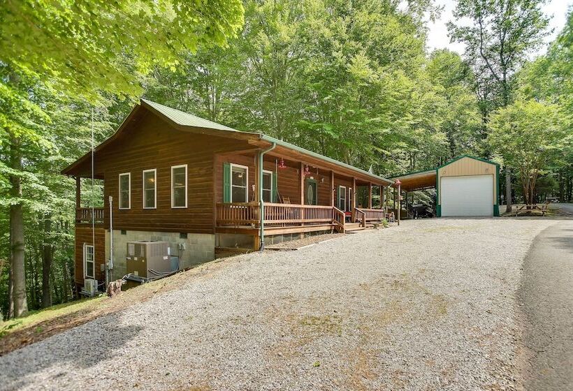 Pet Friendly Byrdstown Cabin W/ Fire Pit & Porch!