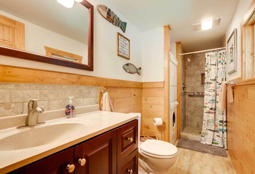 Waterfront Eagle River Home W/ Dock + Fire Pit!