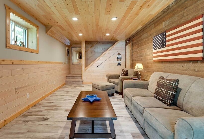 Waterfront Eagle River Home W/ Dock + Fire Pit!