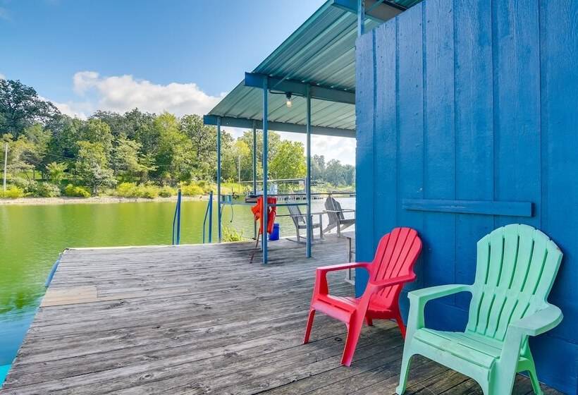 Kimberling City Home: Boat Slip & Lakefront Bliss!