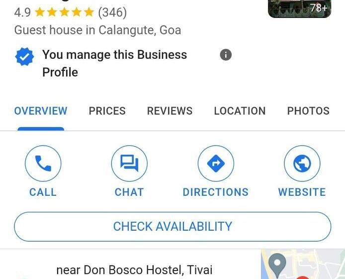 پانسیون Jackson Beach House Calangute