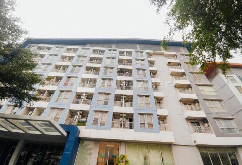هتل Redliving Apartemen Skylounge Tamansari Vanez Room