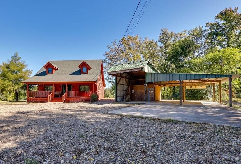 Riverfront Arkansas Abode   Furnished Deck & Grill