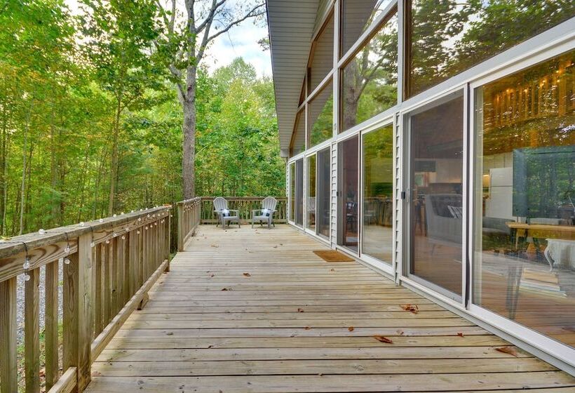 Serene Fancy Gap Cabin Retreat In Private Setting!