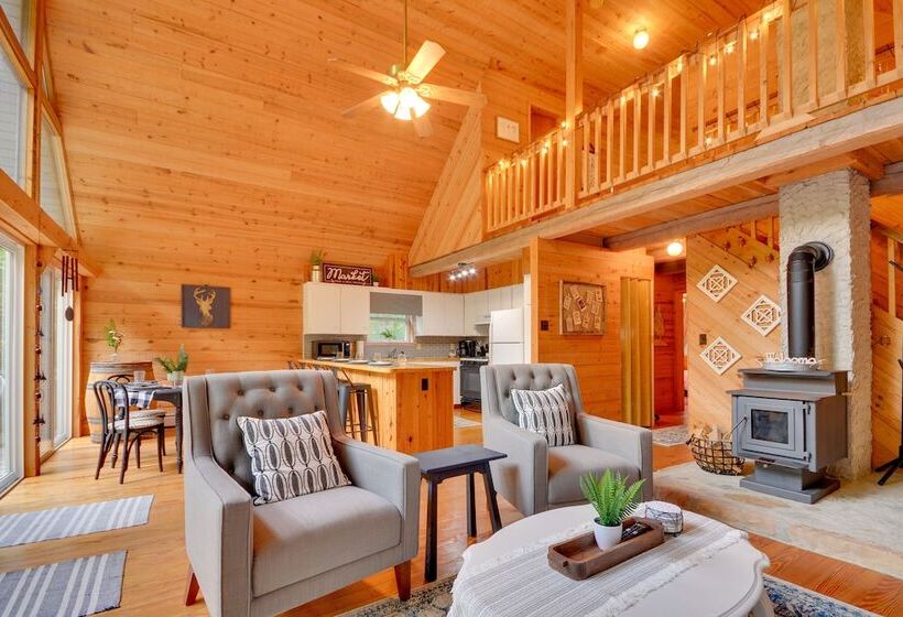 Serene Fancy Gap Cabin Retreat In Private Setting!