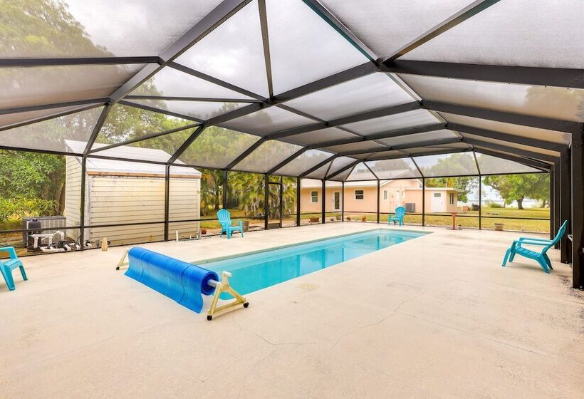 Waterfront Treasure Coast Home W/ Pool & Lanai!