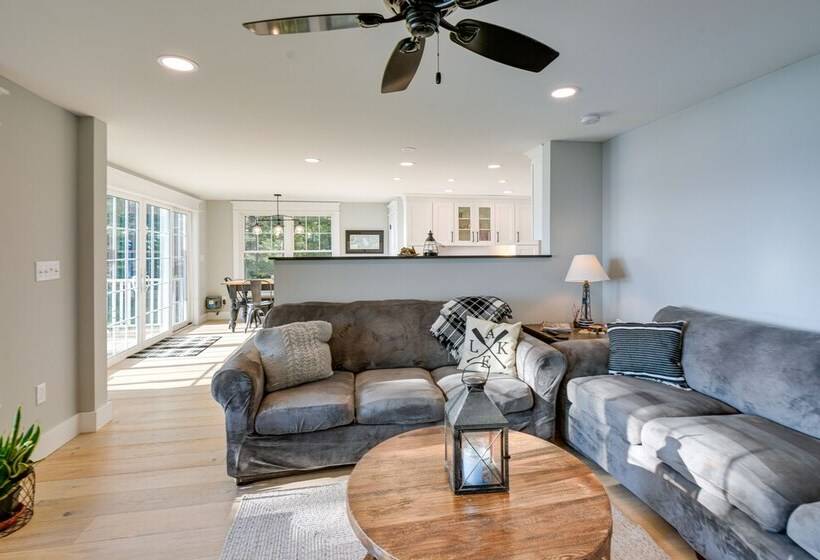 Lakefront Center Ossipee Home W/ Boat Dock!