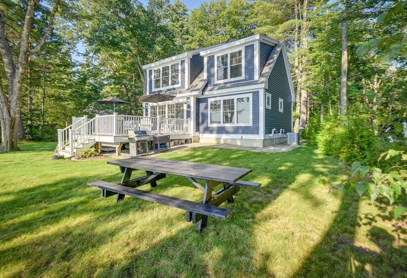 Lakefront Center Ossipee Home W/ Boat Dock!
