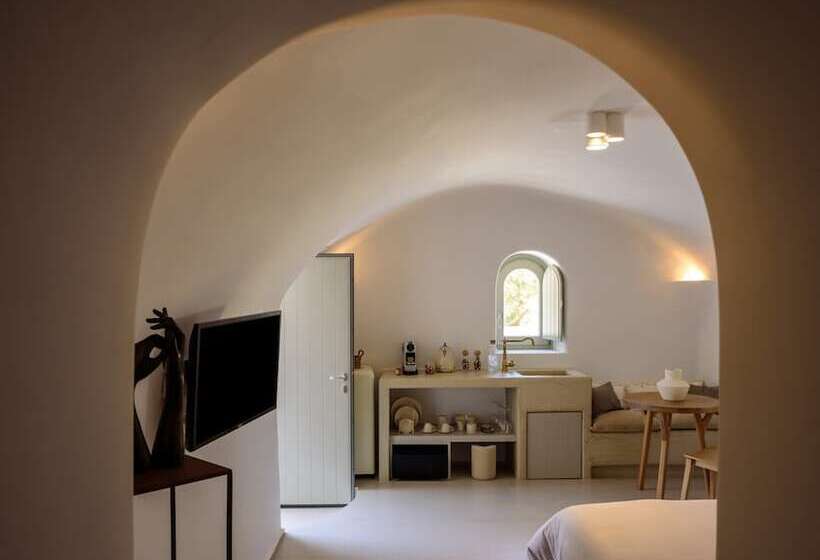 تختخواب و صبحانه Oia Treasures Art Suites