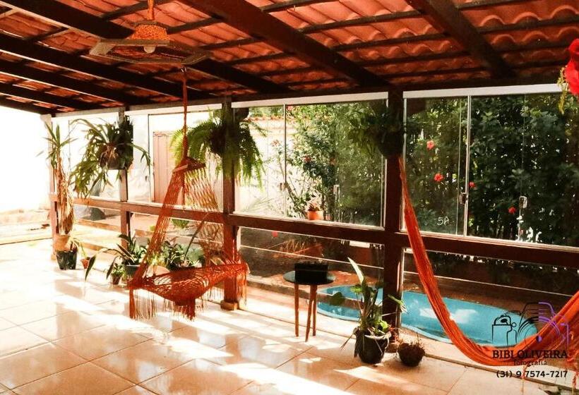 膳宿费 Quarto Duplo Em Casa Com Piscina Em Bh
