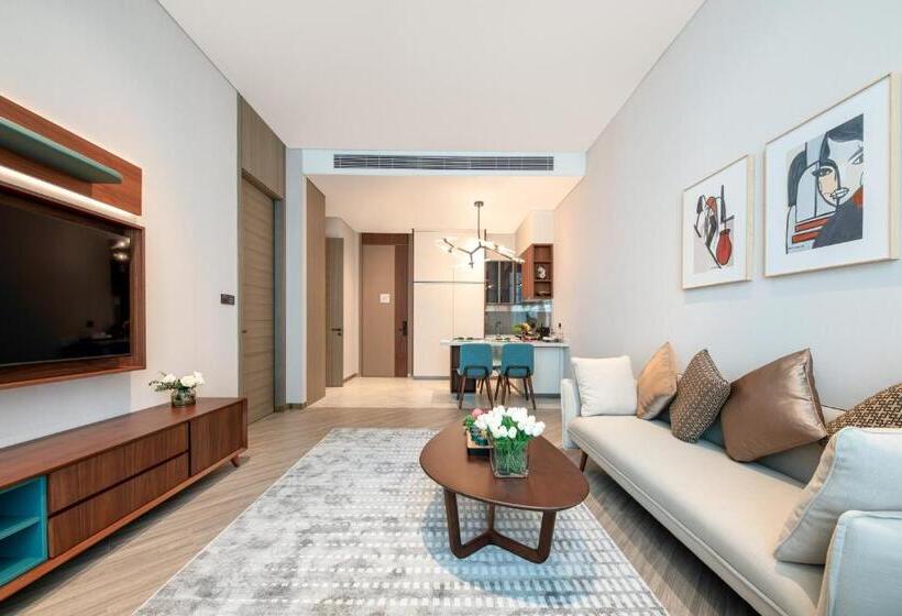 Sha Zhi Ye Serviced Apartment Hotel   Houjie Wanda Plaza Liaoxia Subway Station