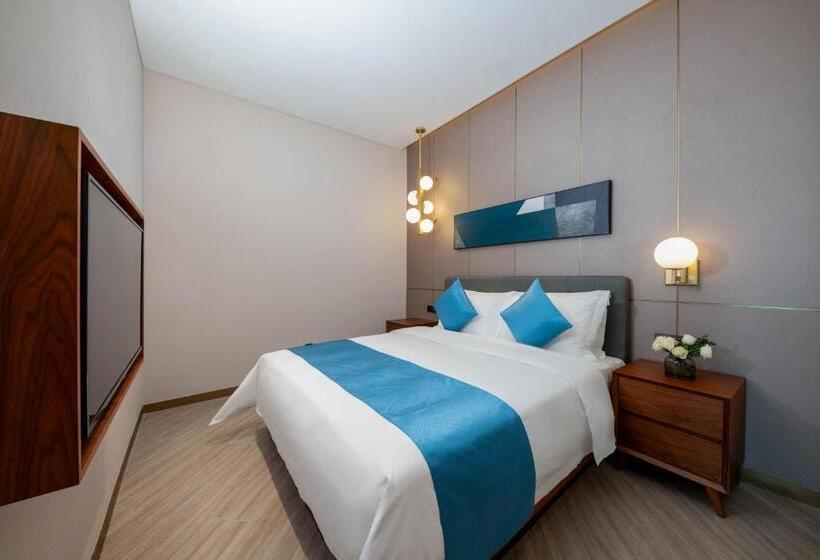 Sha Zhi Ye Serviced Apartment Hotel   Houjie Wanda Plaza Liaoxia Subway Station