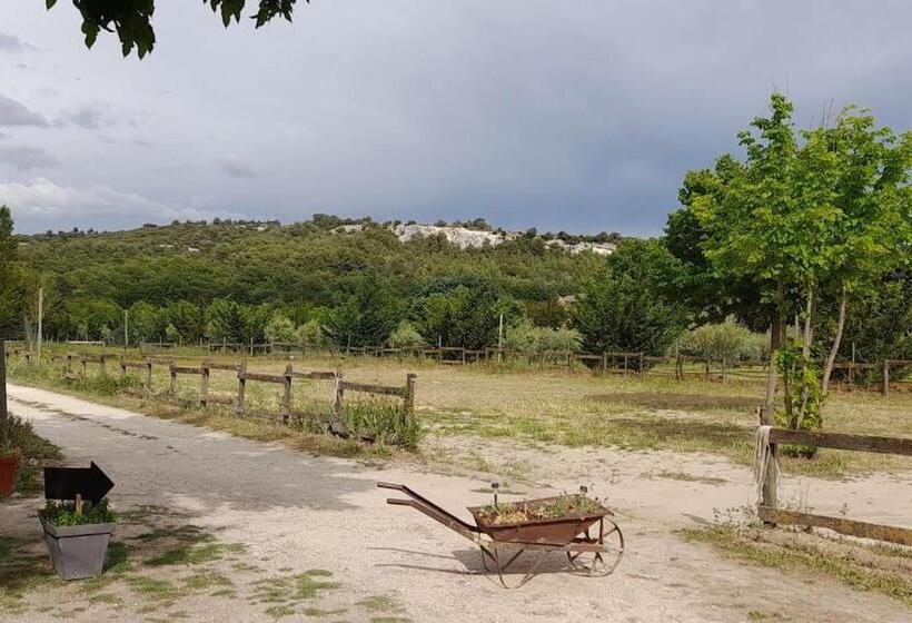 住宿加早餐  Chambres D Hôtes Et Cuisine Commune, Domaine Les Peupliers, Lagnes