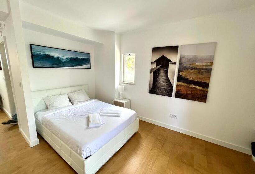 膳宿费 Oeiras Beach Suites 6 With Private Bathroom And Terrace