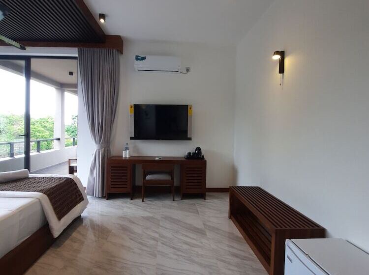 בית מלון כפרי Thimbiri Wewa Resort Wilpattu