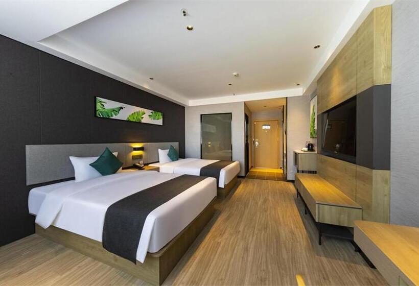 Отель Thank Inn Plus Xinyang Gushi Liaocheng Avenue