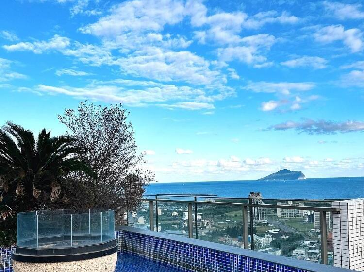 تختخواب و صبحانه 拾月。頭城無邊際泳池溫泉房