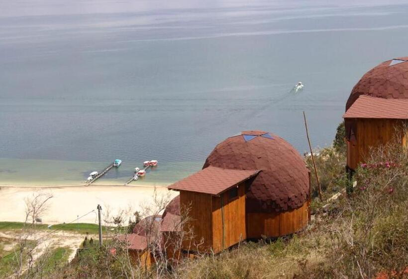 مبيت وإفطار Lago De Tota Playa Blanca Glamping Kairos