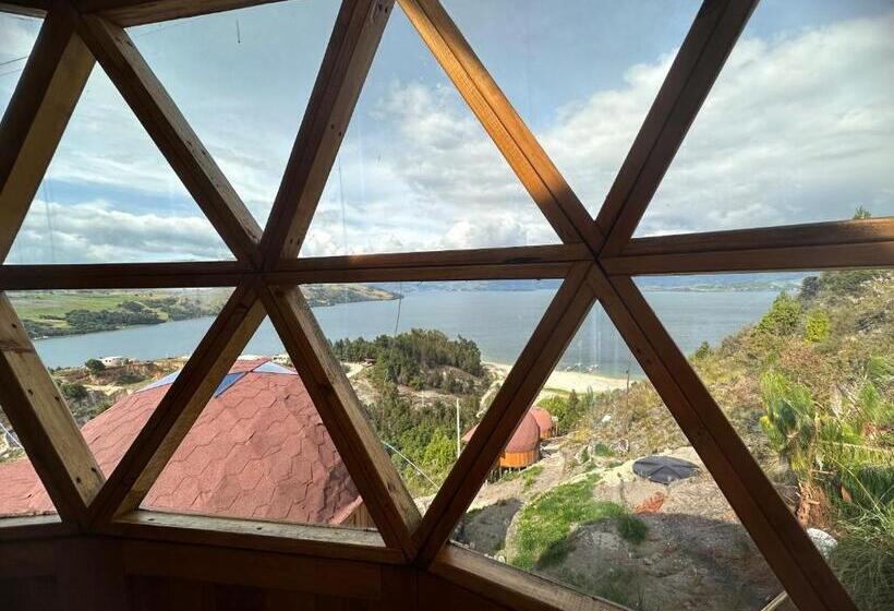 مبيت وإفطار Lago De Tota Playa Blanca Glamping Kairos