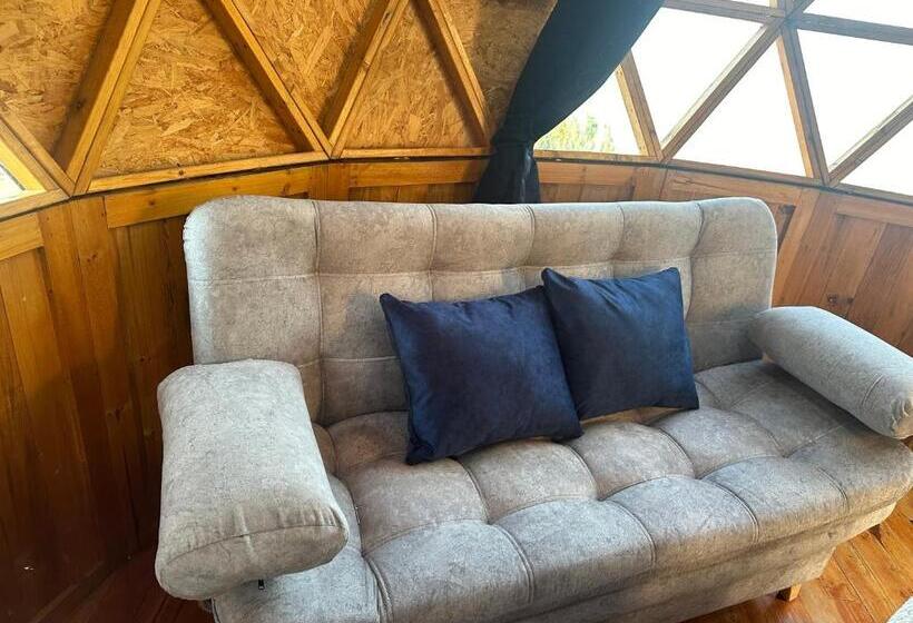 مبيت وإفطار Lago De Tota Playa Blanca Glamping Kairos