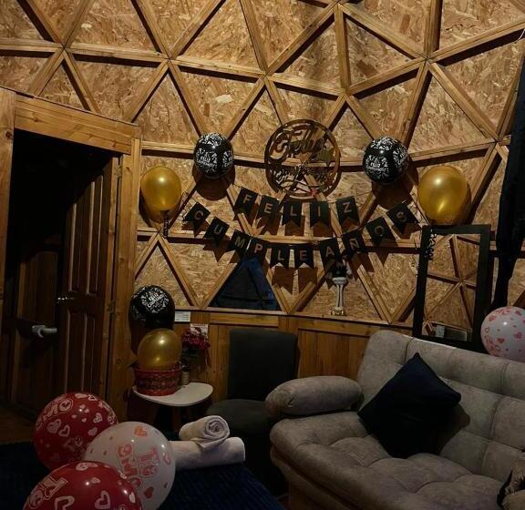 مبيت وإفطار Lago De Tota Playa Blanca Glamping Kairos