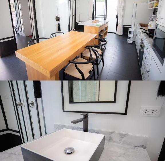 Pension (Hôtel basse catégorie) 查龙3卧室花园泳池别墅
