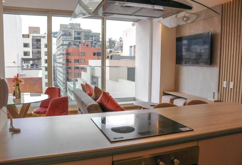 مبيت وإفطار Vatten Studios And Suites By Check In Ec