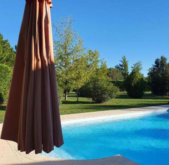 مبيت وإفطار Suite Climatisée Avec Entrée Privative Les Deux Glycines