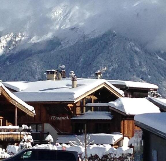 민박 Chalet L Etagne