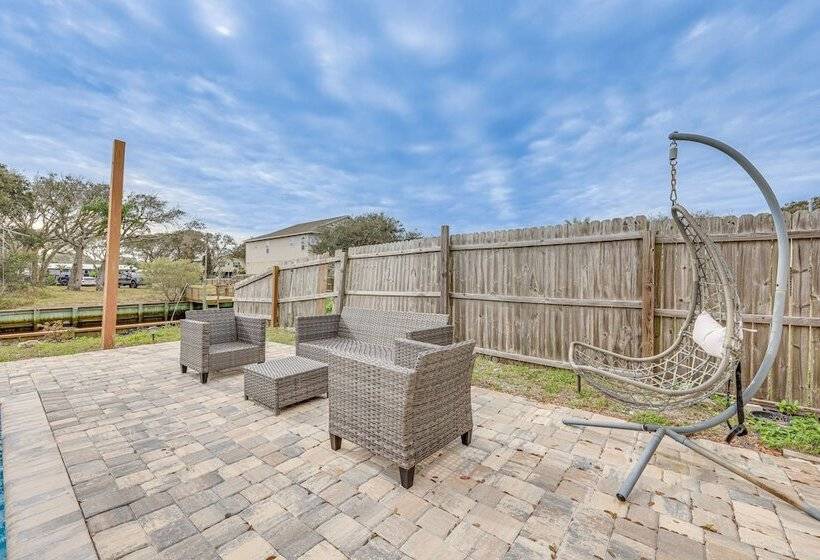 Canal Front St Augustine Home W/ Dock & Pool!
