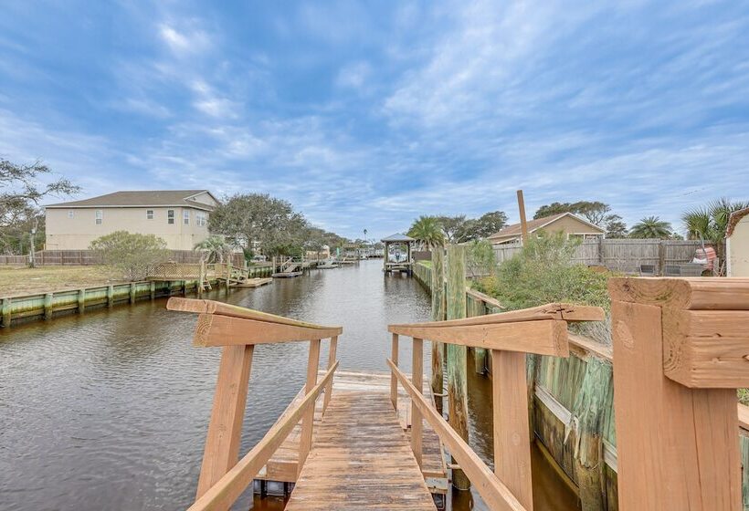 Canal Front St Augustine Home W/ Dock & Pool!