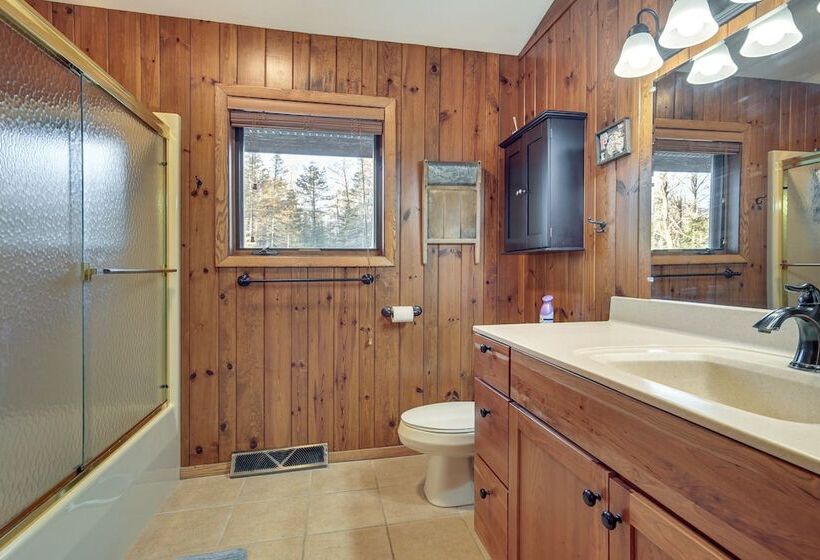 Lakefront Eagle River Cabin W/ Fire Pit & Porch