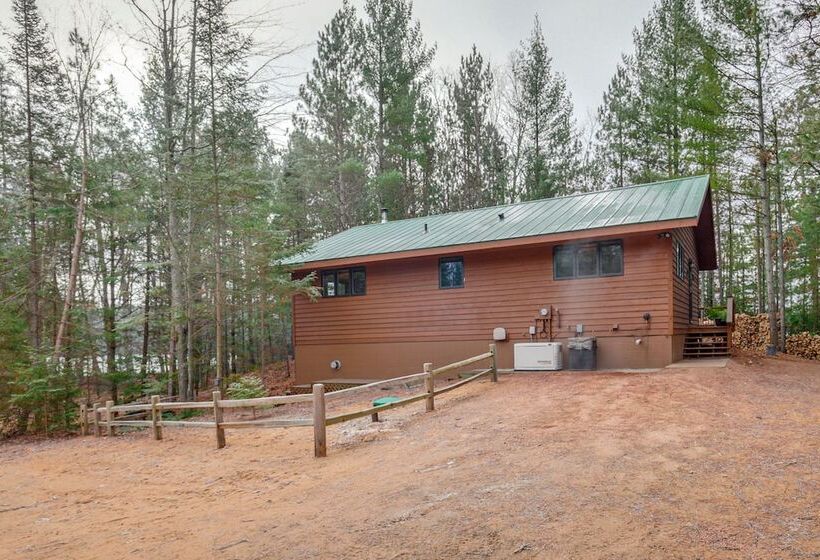 Lakefront Eagle River Cabin W/ Fire Pit & Porch