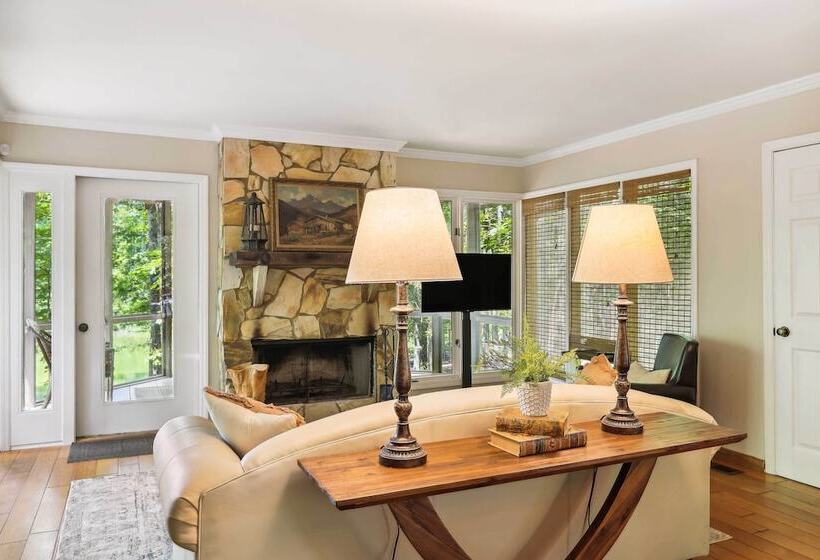 Lakefront Hamilton Cabin W/ Dock & Fire Pit!