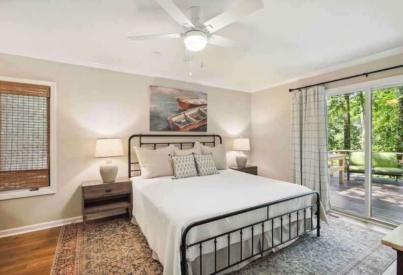 Lakefront Hamilton Cabin W/ Dock & Fire Pit!