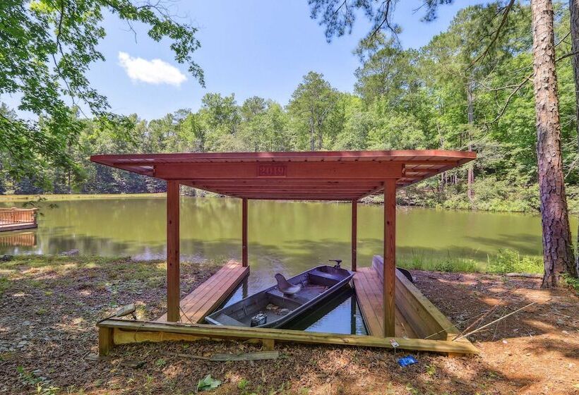 Lakefront Hamilton Cabin W/ Dock & Fire Pit!