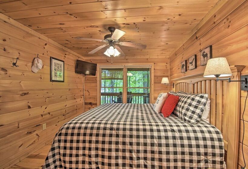 Pinot & Pine  Chic Log Cabin ~ 5 Mi To Blue Ridge