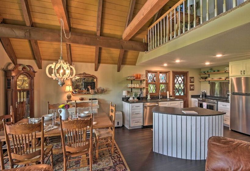 Sky Valley Home W/ Stunning Views   1 Mi To Resort
