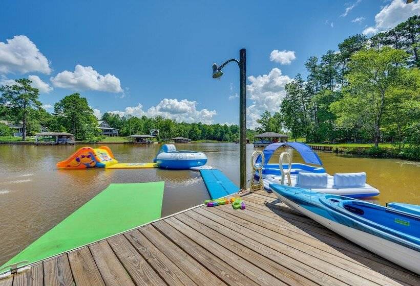 Waterfront Sparta Home W/ Game Room & Fire Pit!