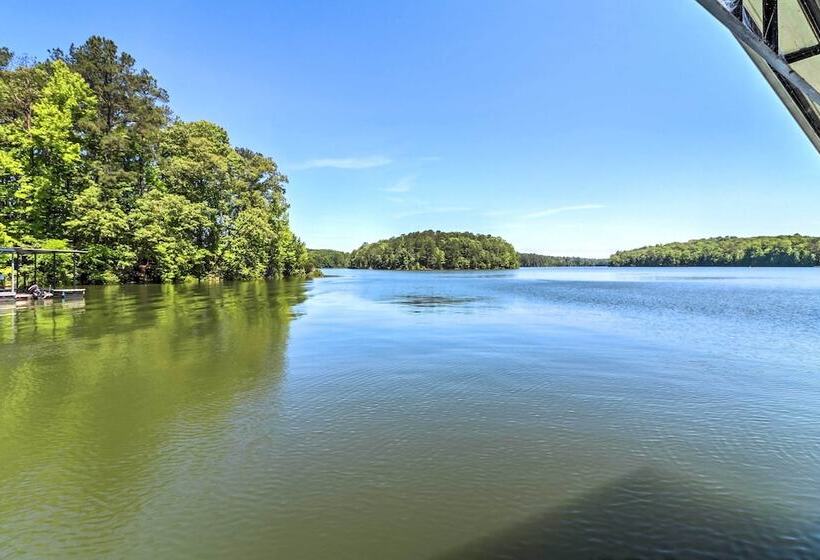 Waterfront West Point Lake Cabin W/ Private Dock!