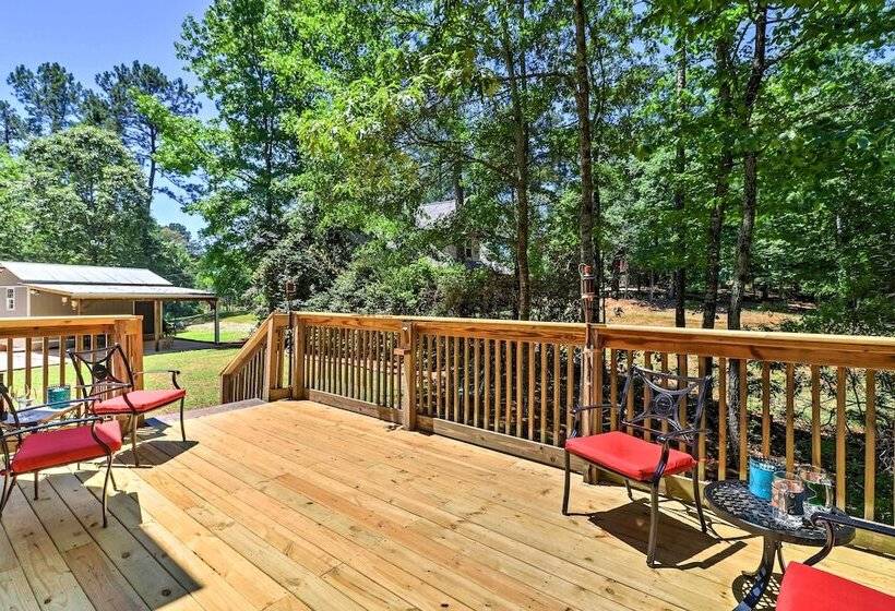 Waterfront West Point Lake Cabin W/ Private Dock!