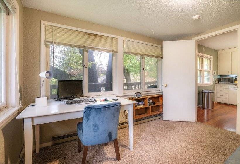 Pet Friendly St Paul Home: Fireplace & Office Area
