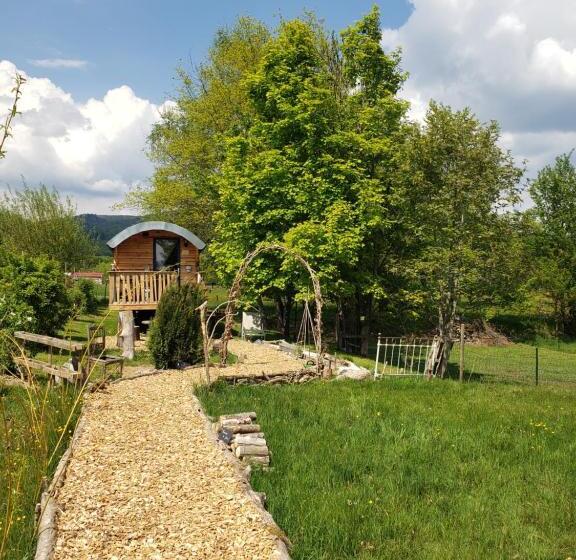 민박 La Roulotte Tiny House Du Mond Idéal