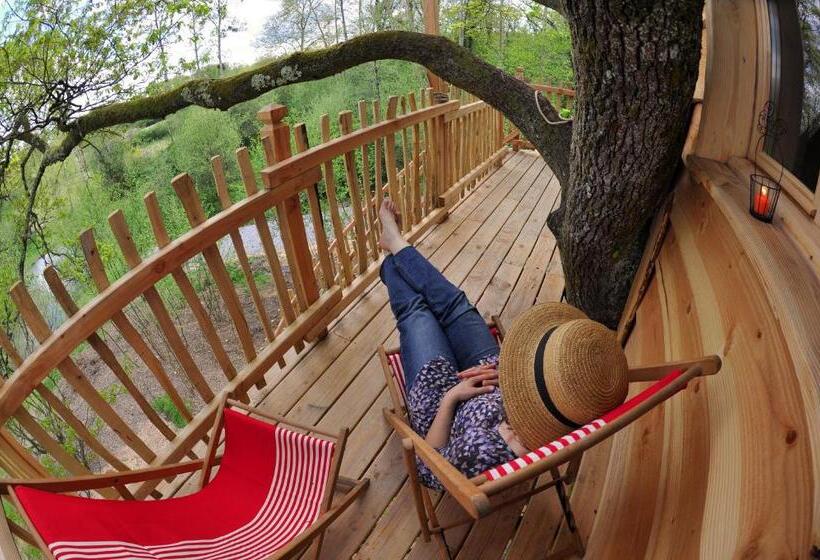 צימר La Cabane Du Vieux Chêne