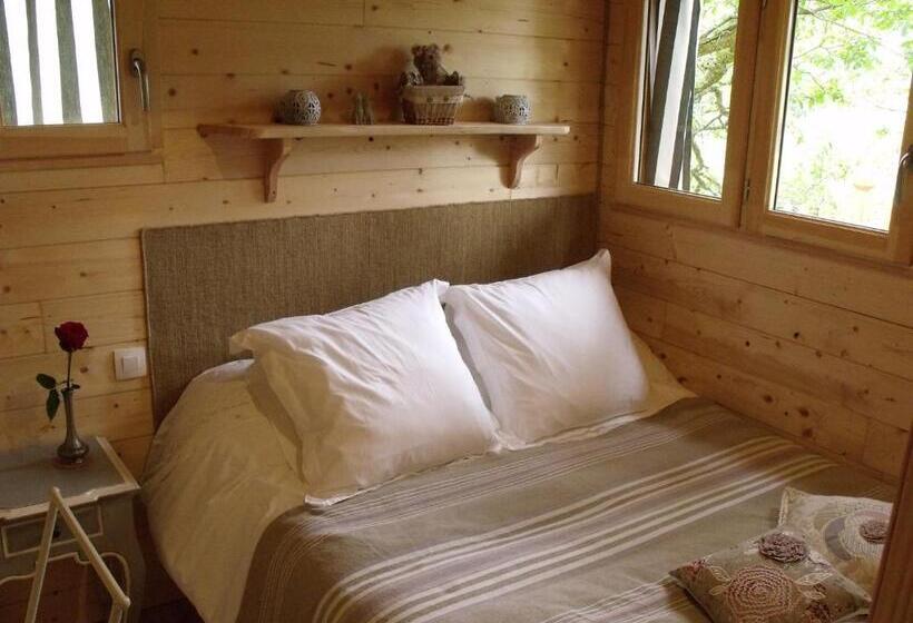צימר La Cabane Du Vieux Chêne