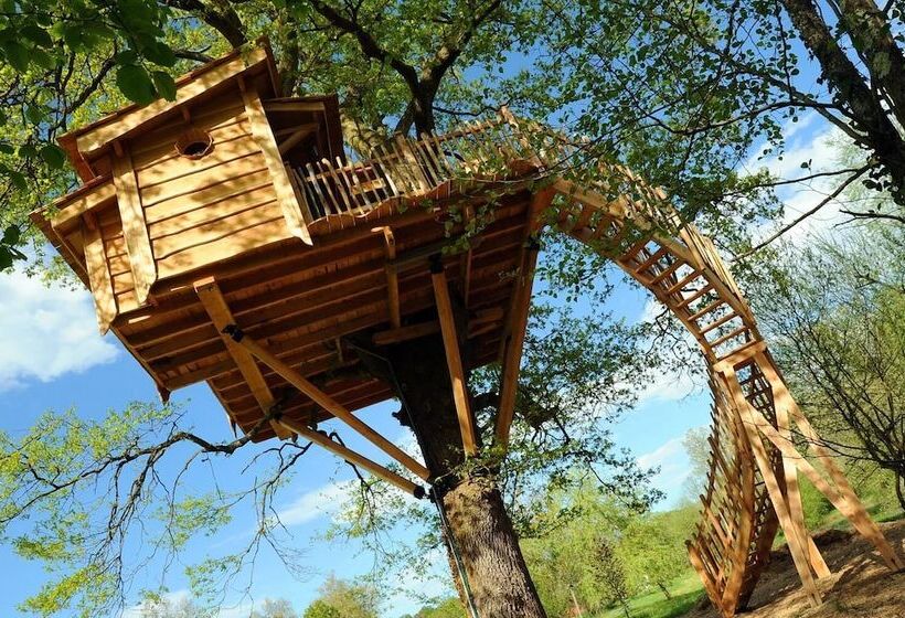 צימר La Cabane Du Vieux Chêne